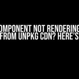 Web Component Not Rendering When Loaded from UNPKG CDN? Here’s the Fix!